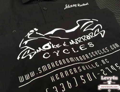 Smoke and Mirrors Embroidered Work Shirts