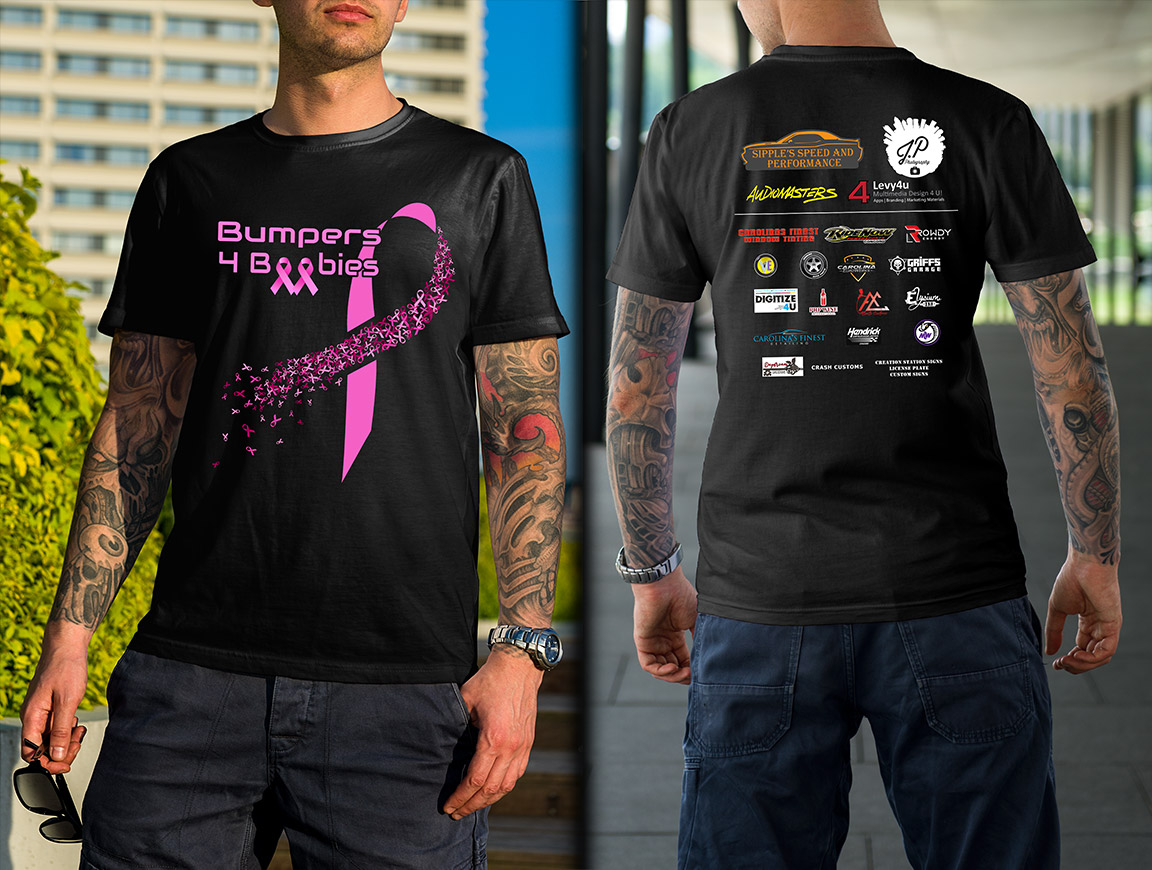 Custom Bumpers 4 Boobies shirt from the Levy4u portfolio