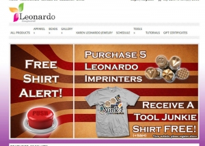 Leonardo Lampwork eCommerce Website