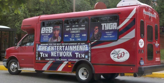 TEN Bus Vinyl Decals