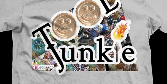 Leonardo Lampwork Tool Junkie T Shirt
